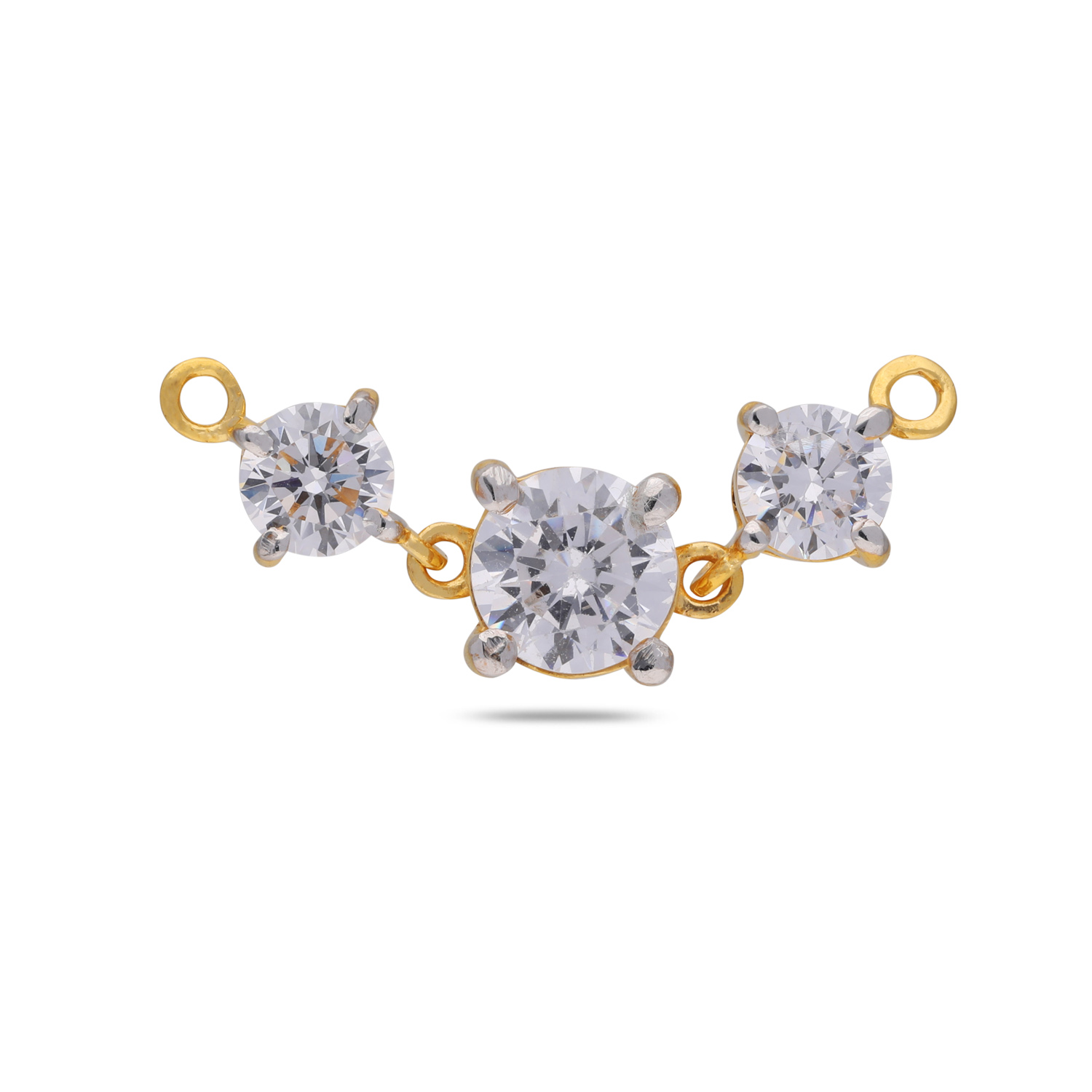 avad aabi  jewels  bis hallmark gold gemstone pendant for woman