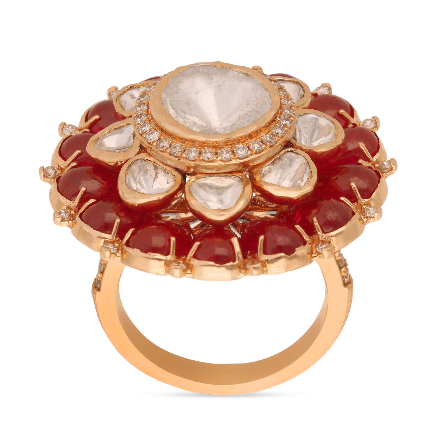 shree aabi jewels gold gemstone gold ring for women
