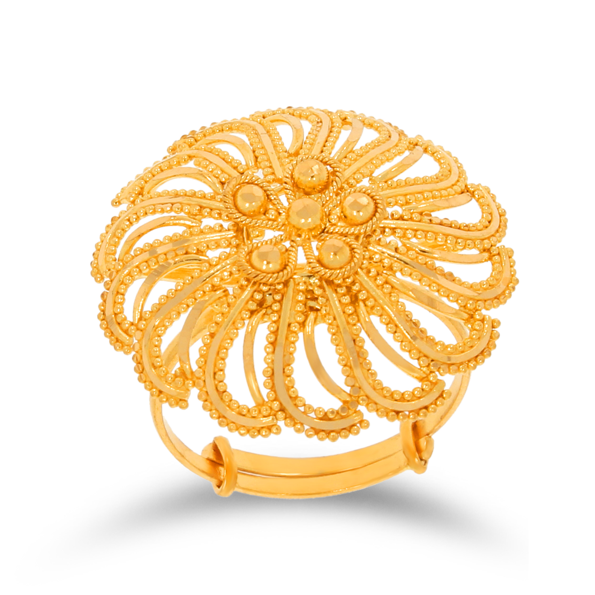 SEVI  AABI JEWELS 22CT  BIS HALLMARK GOLD RING FOR  WOMEN