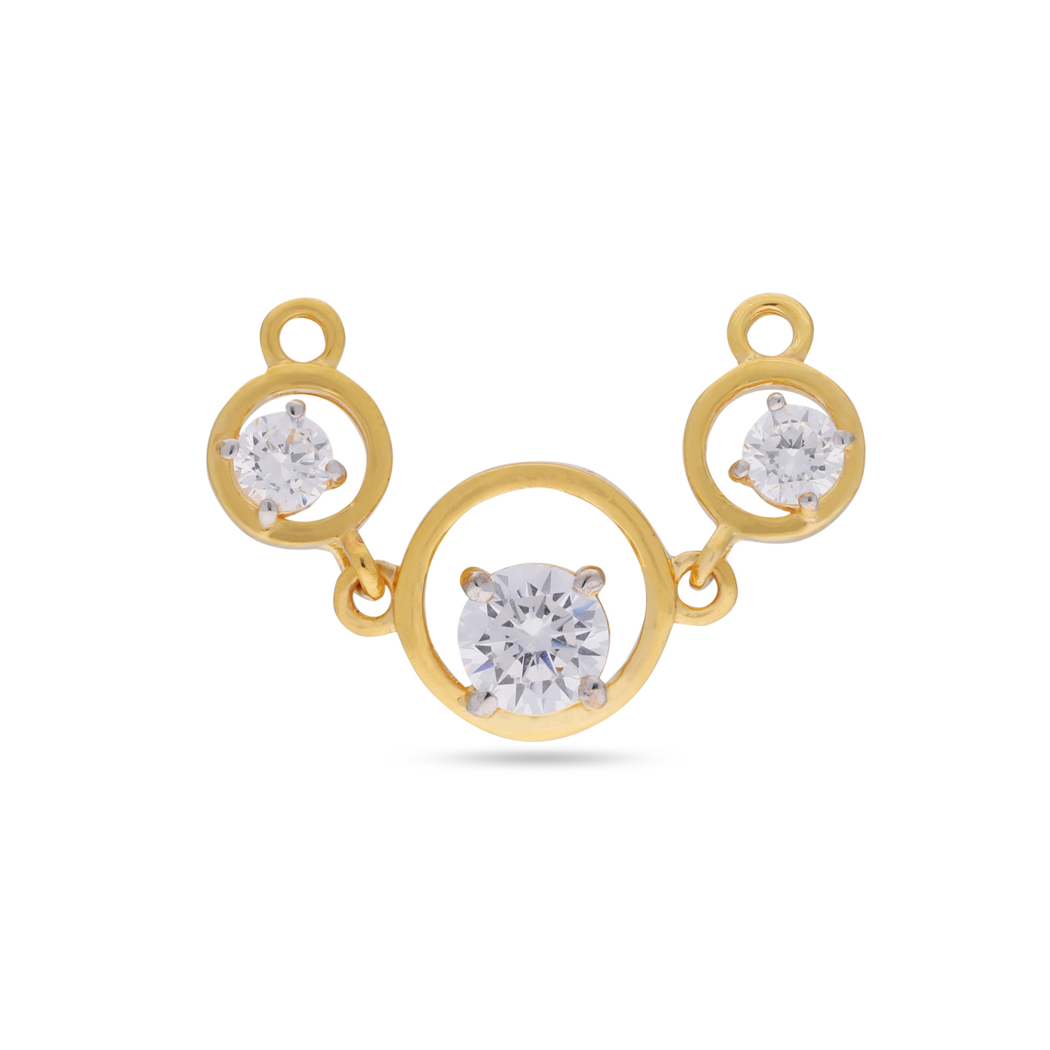 alee aabi  jewels  bis hallmark gold gemstone pendant for woman