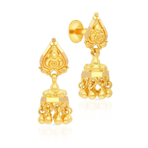 zeela aabi jewels 22 kt bis hallmark gold jewelry hoops-women