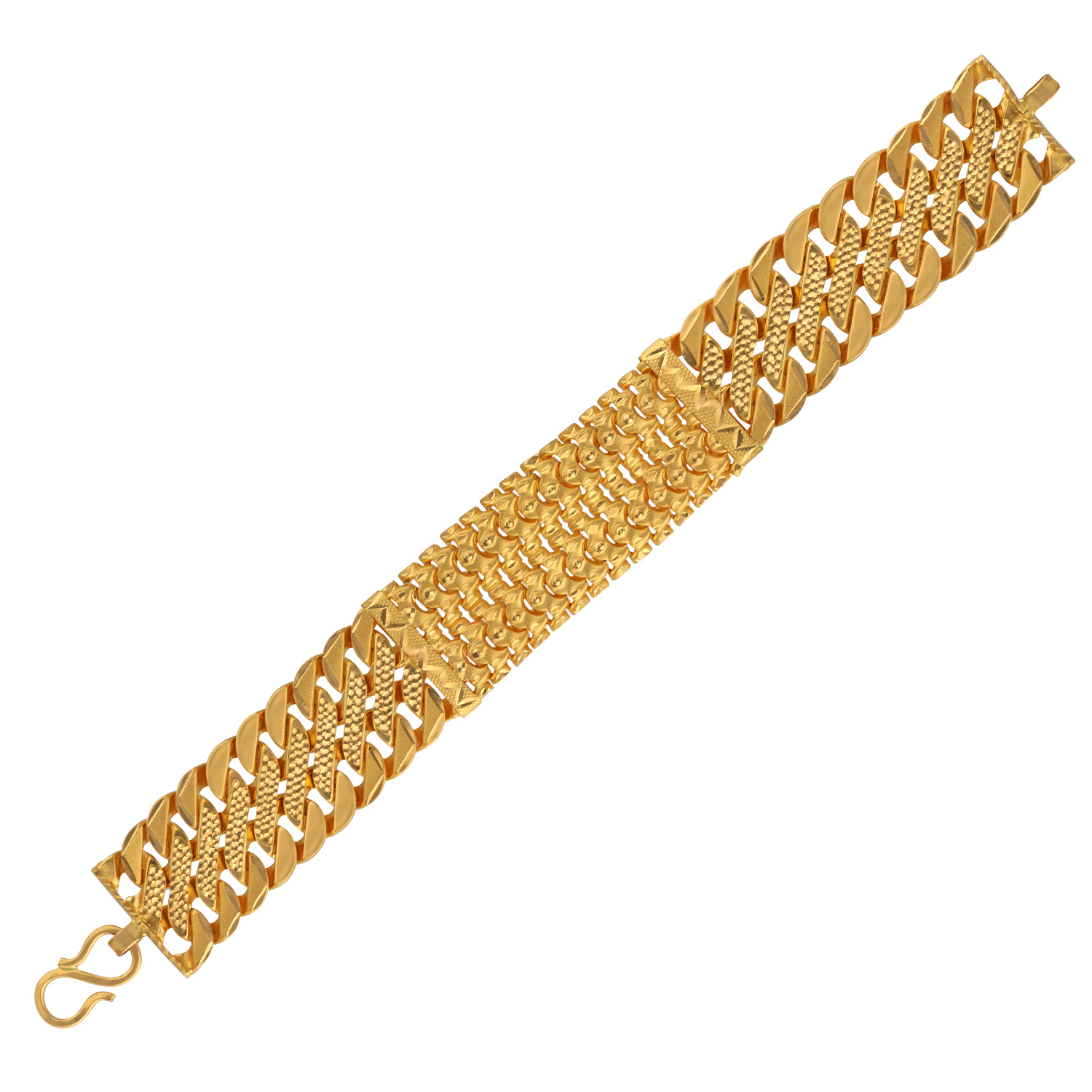his aabi jewels 22 karat bis hallmark gold bracelet for man and 