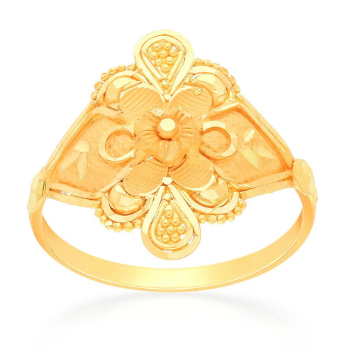 rakhi aabi jewels 22 kt bis hallmark gold jewelry ring for women