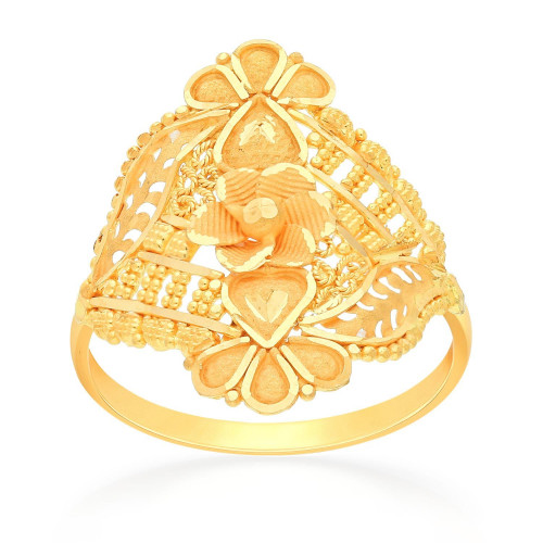 siya aabi jewels  22kt bis hallmark gold ring for women