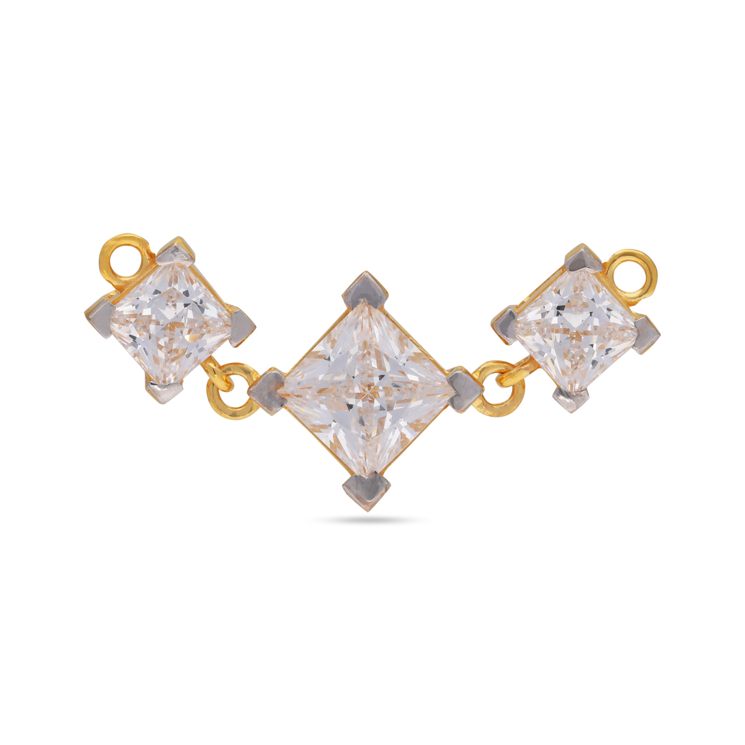 bee aabi  jewels  bis hallmark gold gemstone pendant for woman