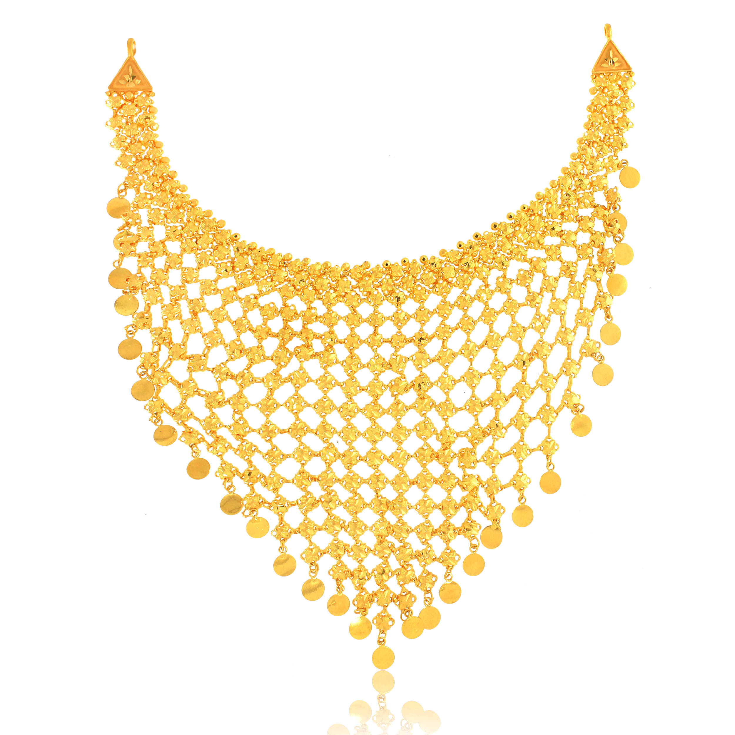 JRI AABI JEWELS 22CT BIS HALLMARK GOLD  NECKLACE FOR WOMAN