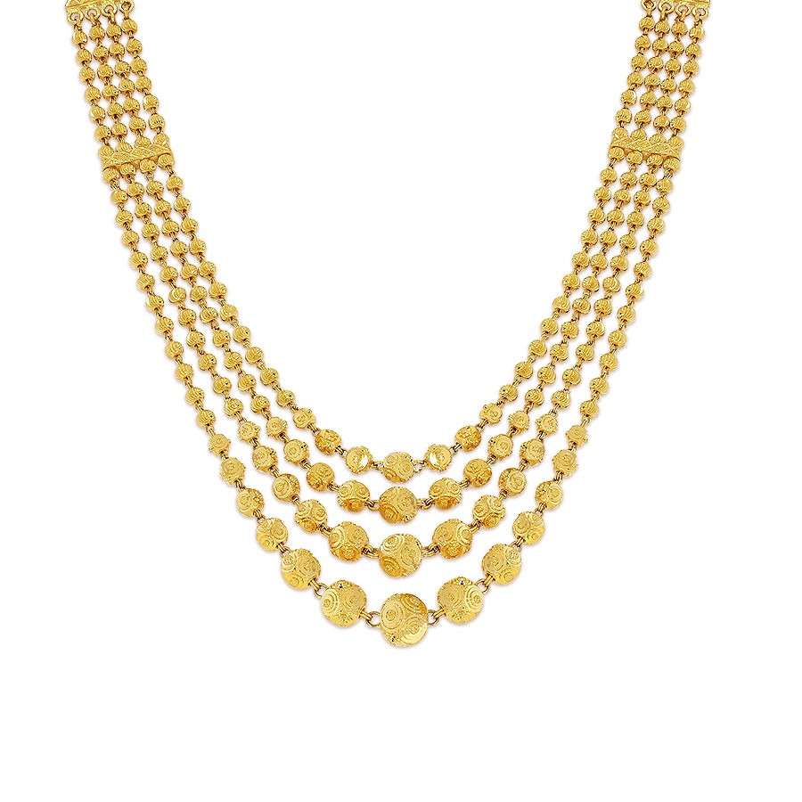 UVA  AABI JEWELS 22CT  BIS HALLMARK GOLD NECKLACE FOR  WOMAN