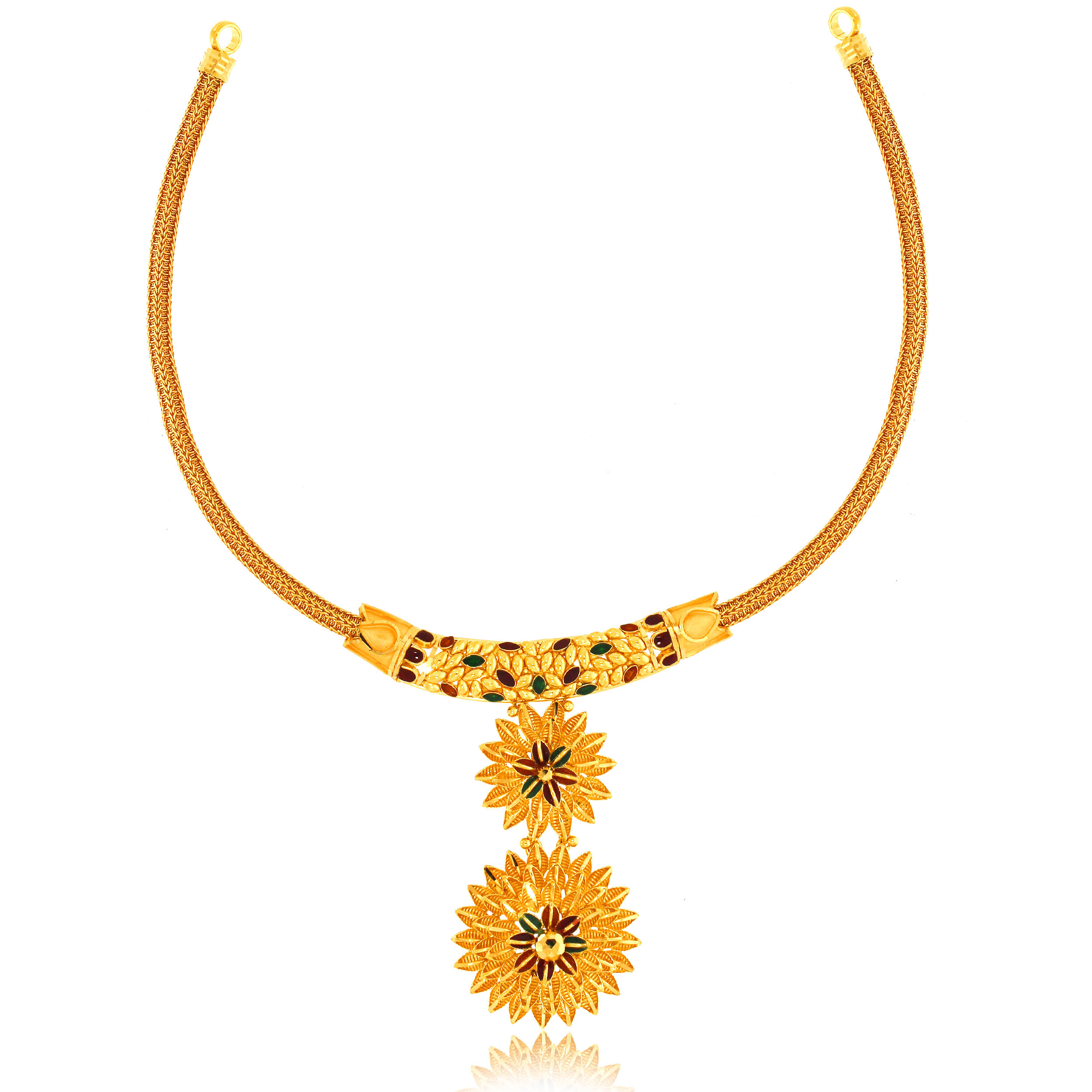 SANA AABI JEWELS 22CT BIS HALLMARK GOLD  NECKLACE FOR WOMAN