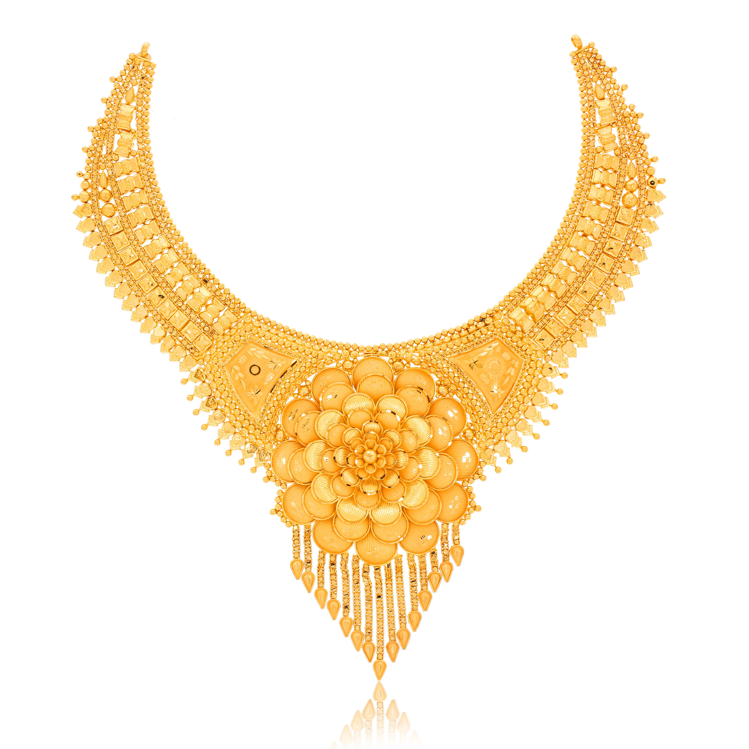 DEV AABI JEWELS 22CT BIS HALLMARK GOLD  NECKLACE FOR WOMAN