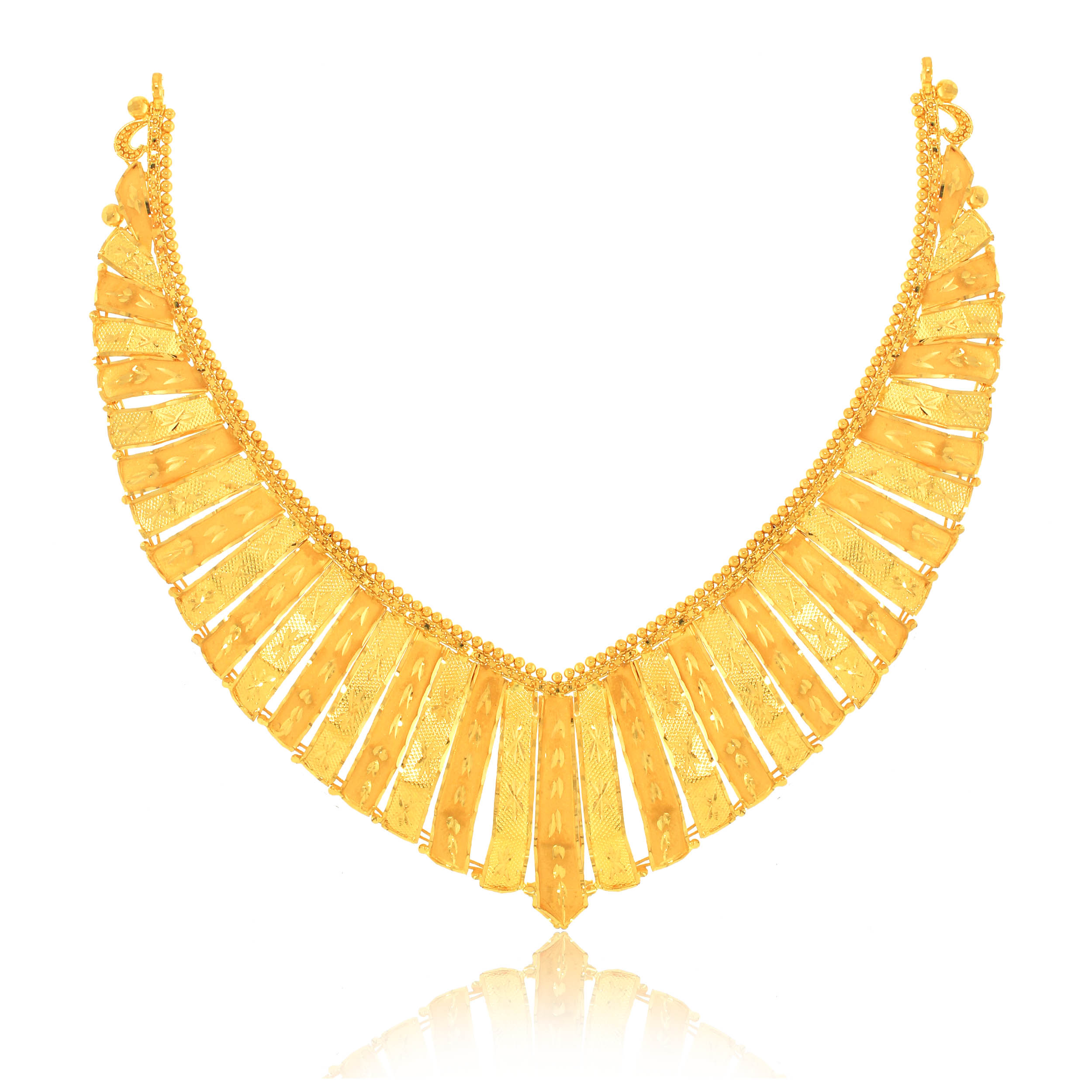 REKHA AABI JEWELS 22CT BIS HALLMARK GOLD  NECKLACE FOR WOMAN