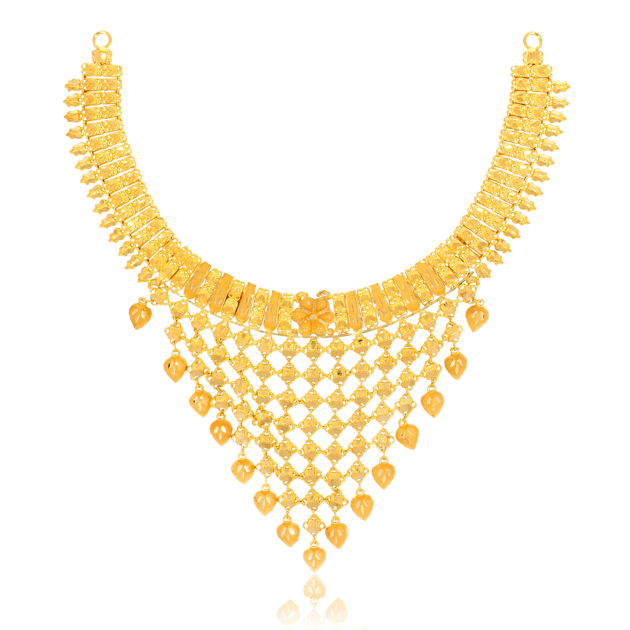 ANU AABI JEWELS 22CT BIS HALLMARK GOLD  NECKLACE FOR WOMAN