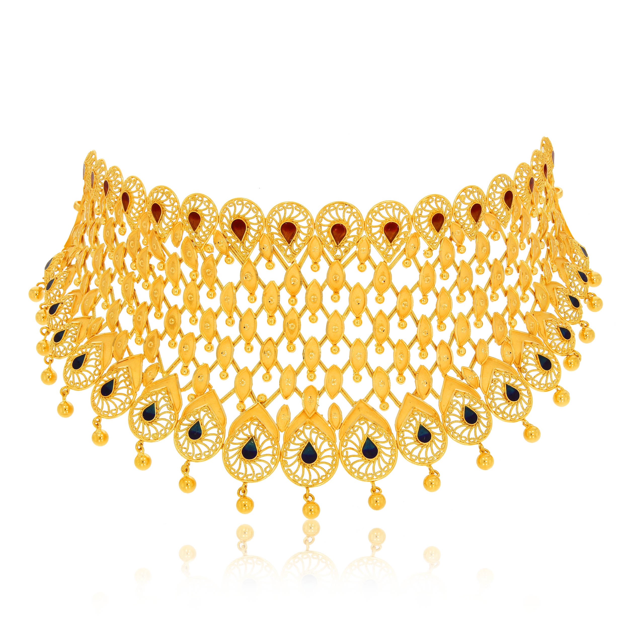 LAV AABI JEWELS 22CT  BIS HALLMARK GOLD  NECKLACE FOR  WOMEN
