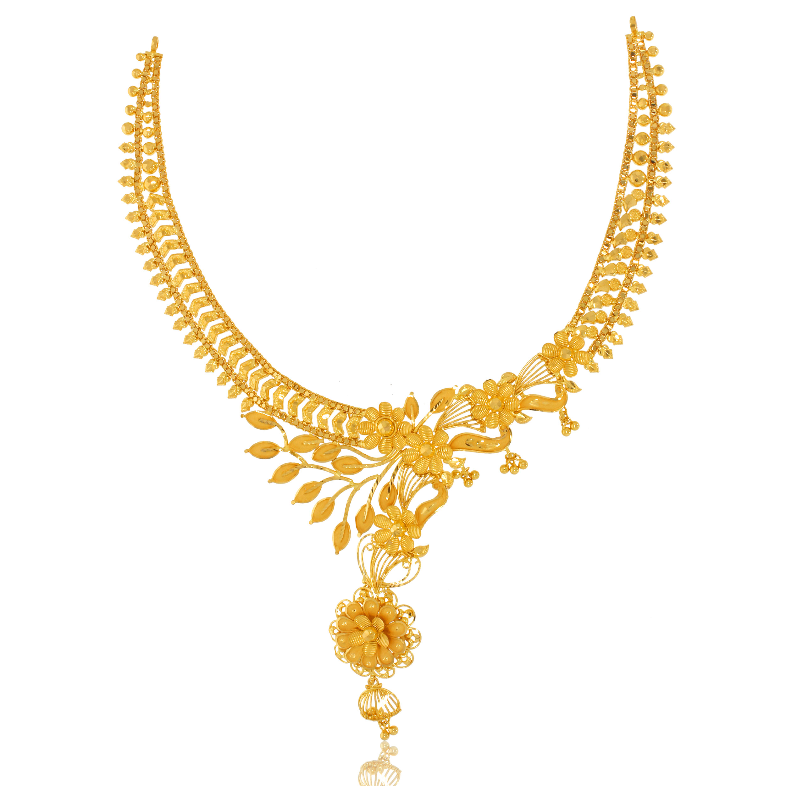 HOLA  AABI JEWELS 22CT BIS HALLMARK GOLD   NECKLACE FOR WOMAN