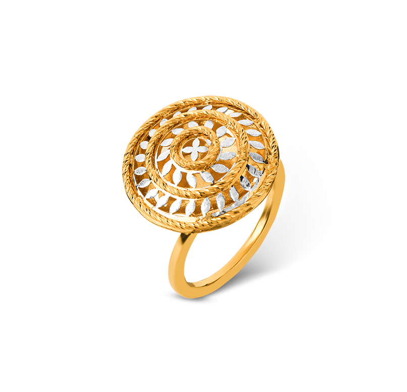 ANJALI AABI JEWELS 22CT BIS HALLMARK GOLD  RING FOR WOMAN