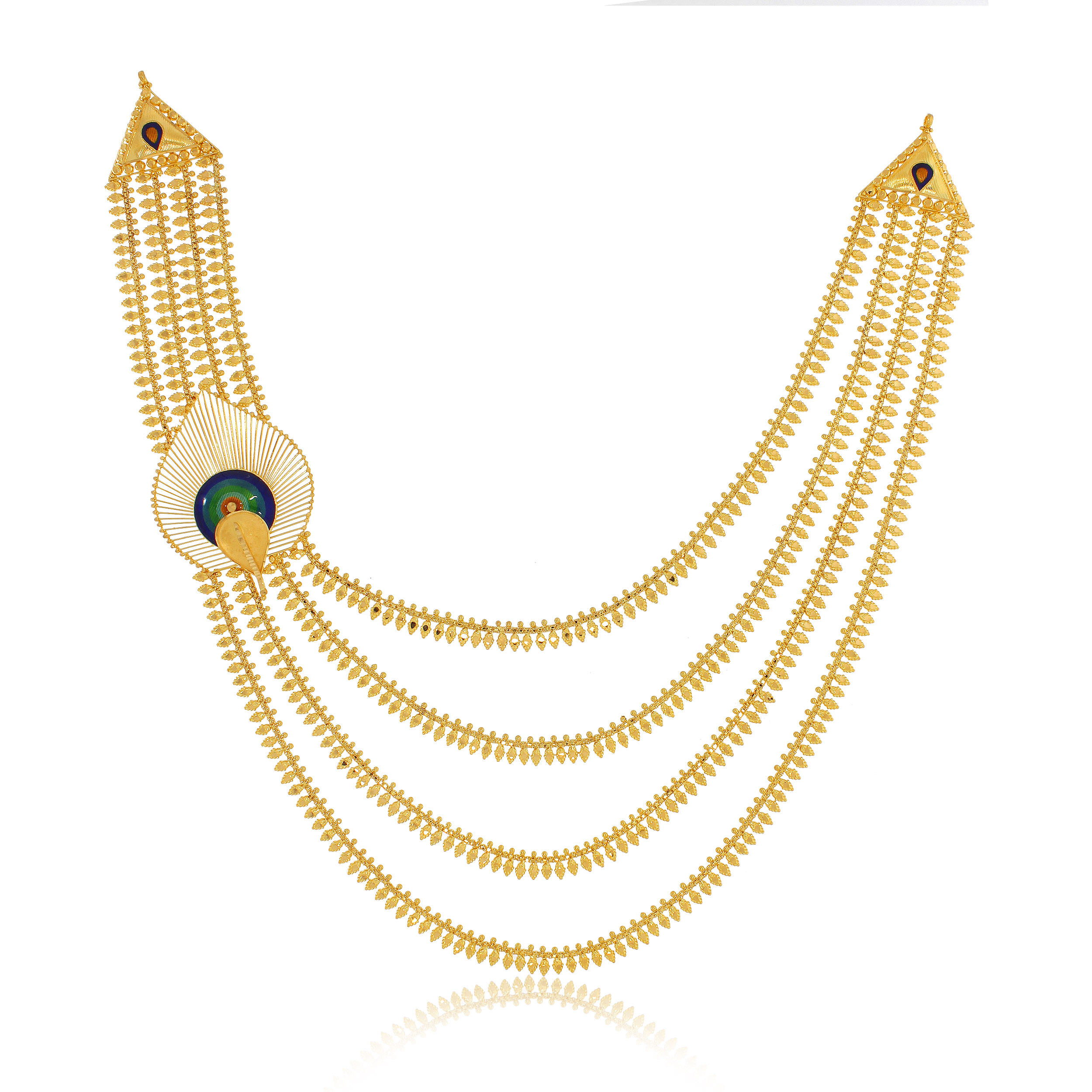RANI   AABI JEWELS 22CT BIS HALLMARK GOLD   NECKLACE FOR WOMAN