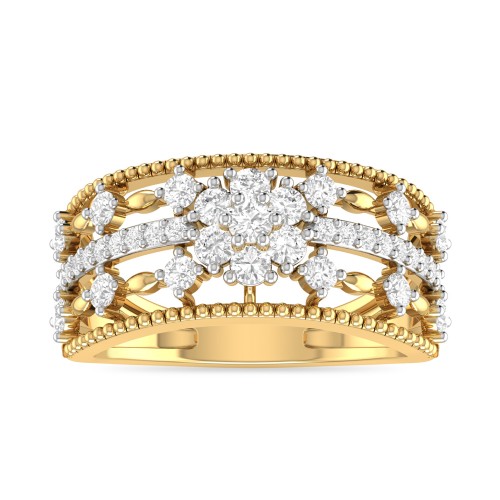 FLORA AABI JEWELS IGI CERTIFIED DIAMOND RING FOR WOMAN AND GIRLS